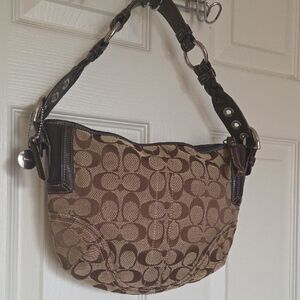 Coach Mini SoHo Hobo Y2K Monogram Shoulder Bag